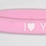 I love Yaoi wristband