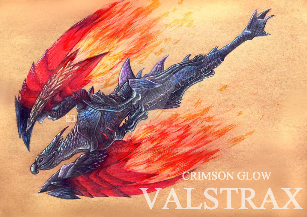 Crimson Glow Valstrax by Marydith on DeviantArt