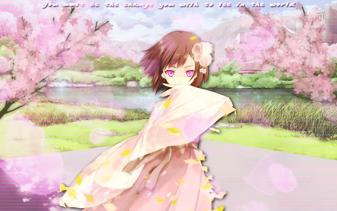 Cherry Blossom Anime Wallpaper by TheOriginalFullMetal on DeviantArt