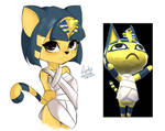 Commission - Ankha by Coonstito on DeviantArt