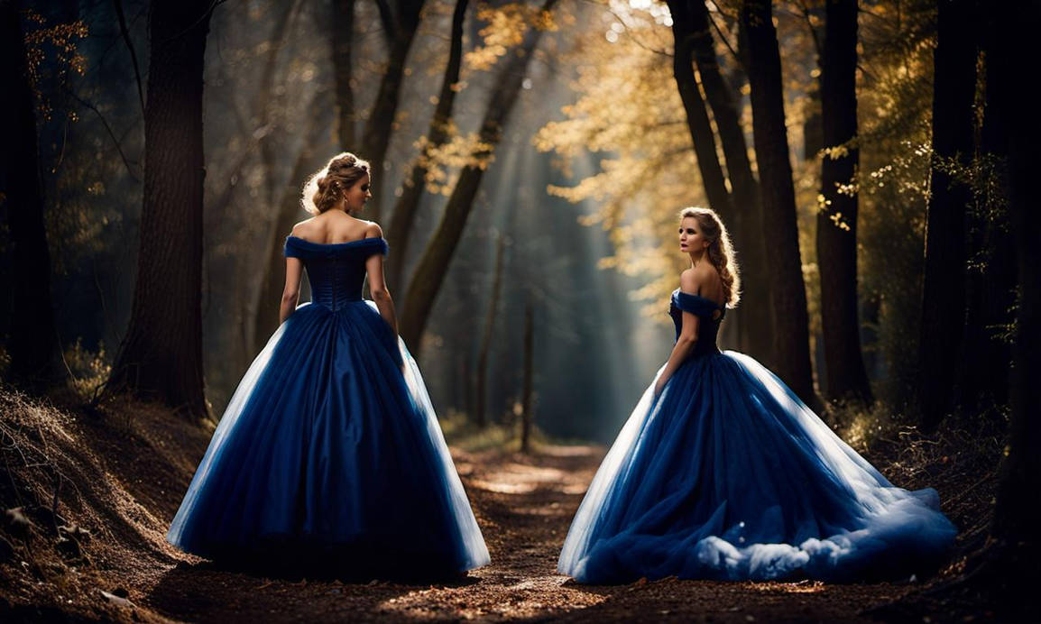 Two women out for a stroll by The-Blue-EM2 on DeviantArt