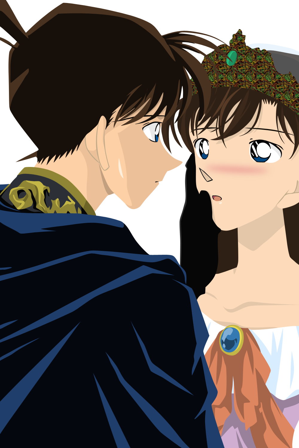 Shinichi Kudo and Ran Mouri