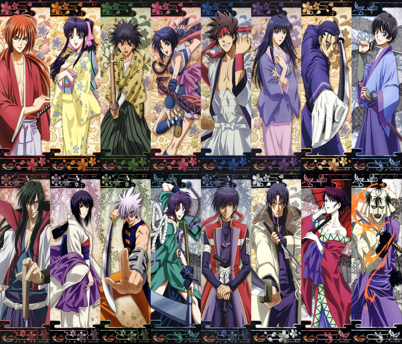 Rurouni Kenshin characters colored (REMAKE 2016) by Penzoom on DeviantArt