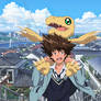 Taichi Yagami and Agumon