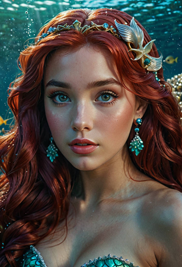 Ariel if it were real by Aratea10 on DeviantArt