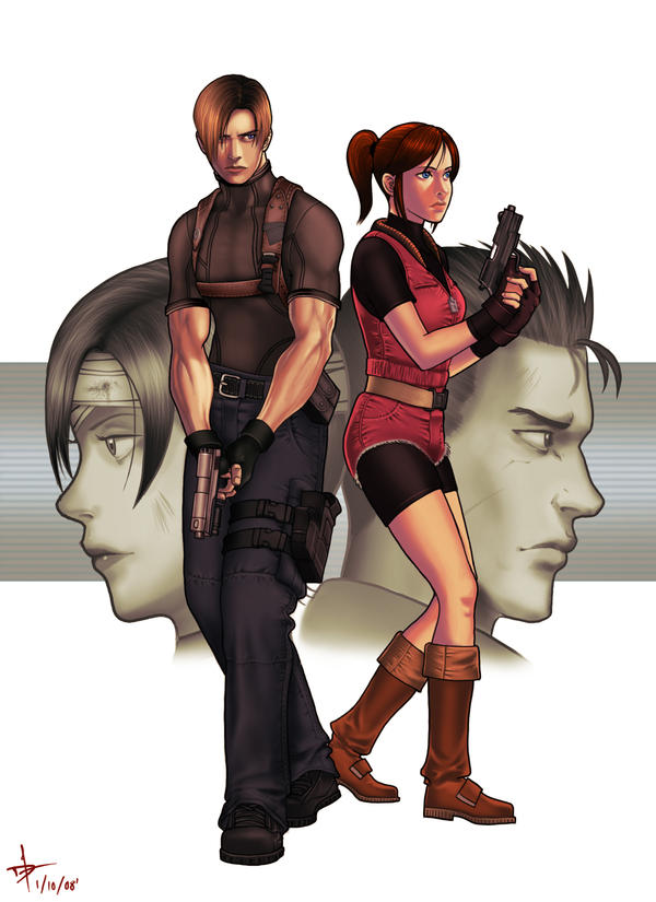 Resident Evil- Leon and Claire