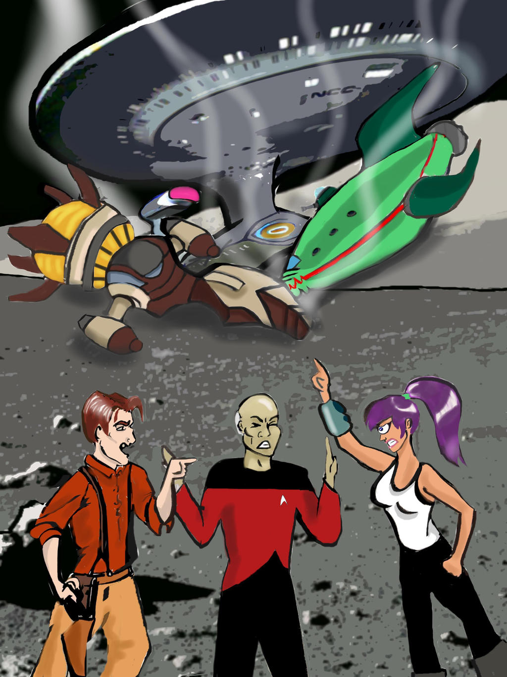 Arguing Captains by luckydawg on DeviantArt