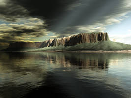 Terragen - Stormy Island