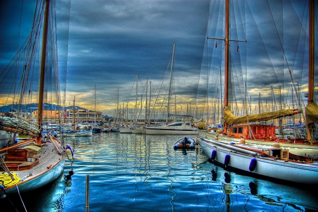 Cannes Marina - HDR