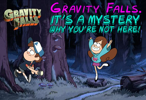 Gravity Falls Post Card I made XD