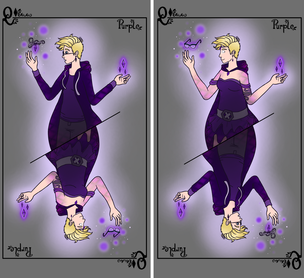 Character Cards: Purple