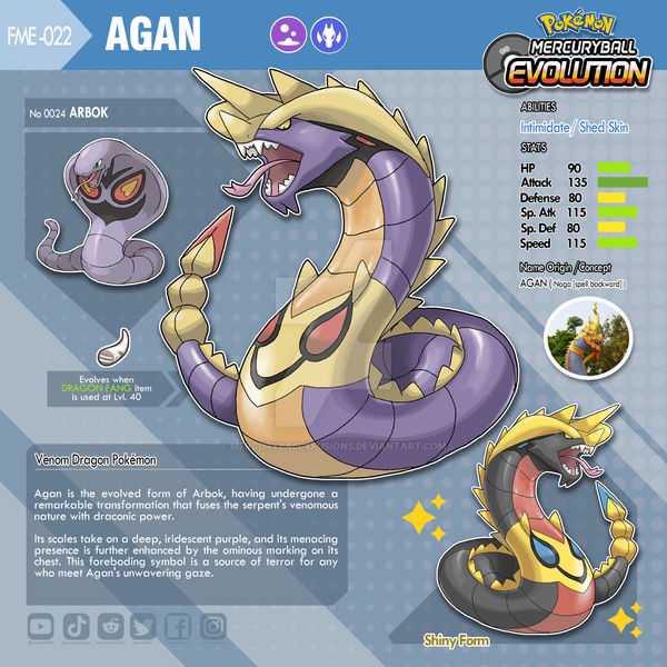 Agan Arbok concept evolution by MercuryBallxfusions on DeviantArt