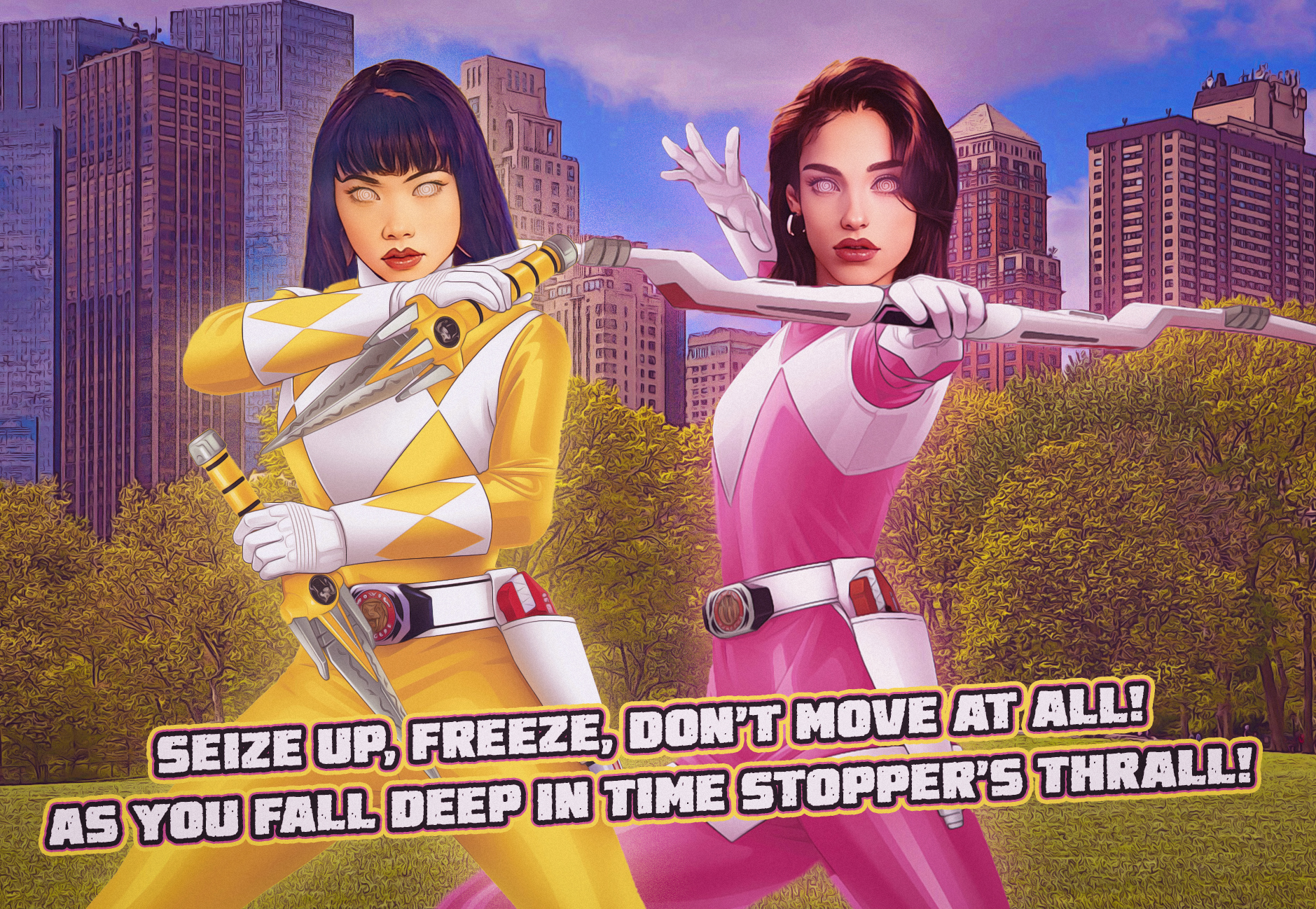 Mighty Morphin Hypnotized Rangers by OmegaFlash97 on DeviantArt