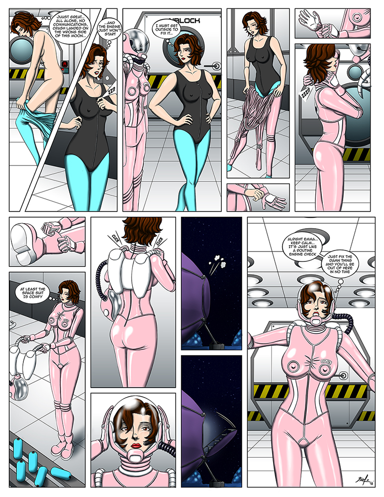 Commish - Alien Encounter Pg.1 (Quick Colour)