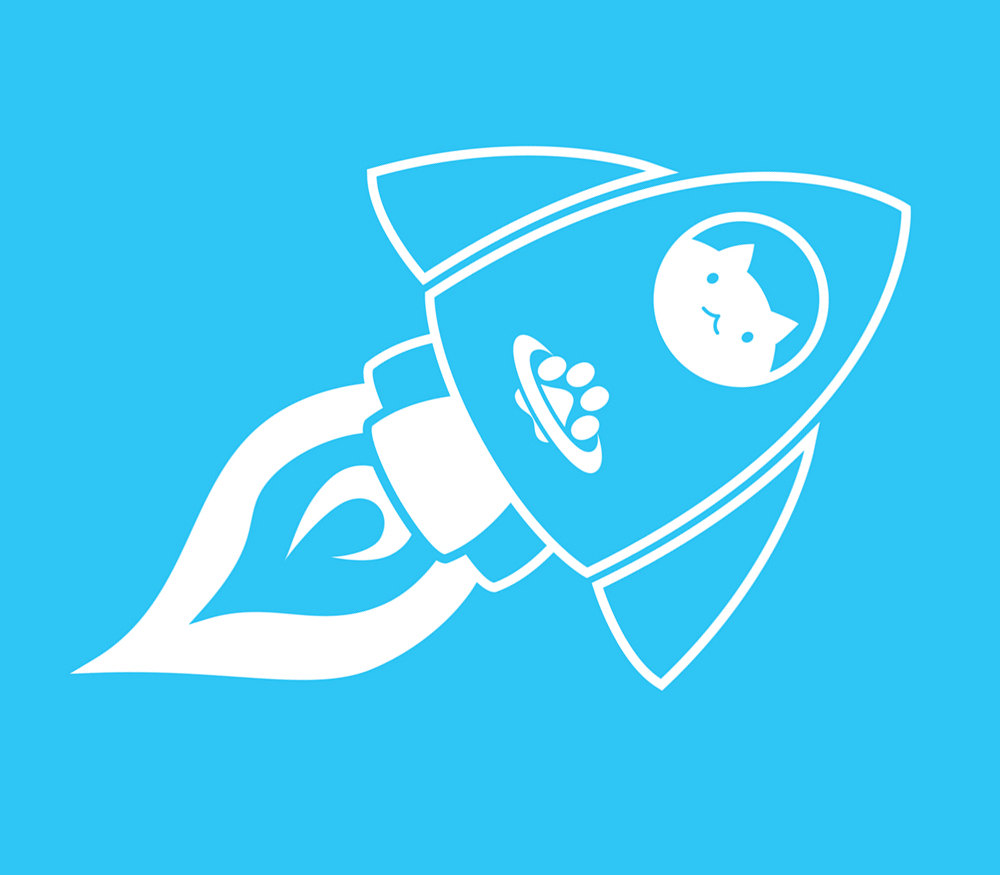 Fat Cat Rocketship Vinyl Design by Keska on DeviantArt