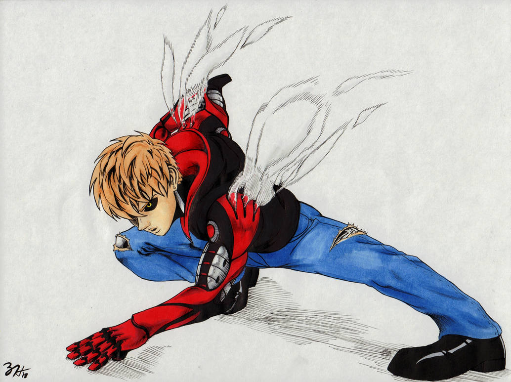 Genos (One Punch Man Fan Art) by LordGuyis on DeviantArt