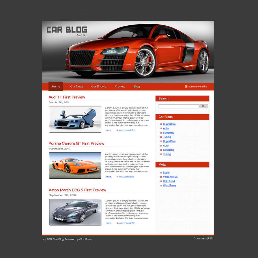 Car Bloger Car Blog by z10-void on DeviantArt