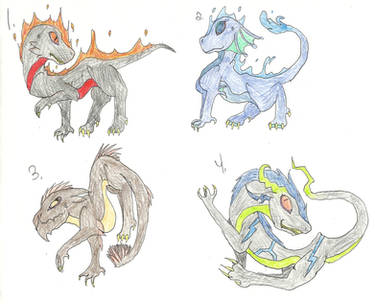 Elemental Raptors Mini Auction, CLOSED