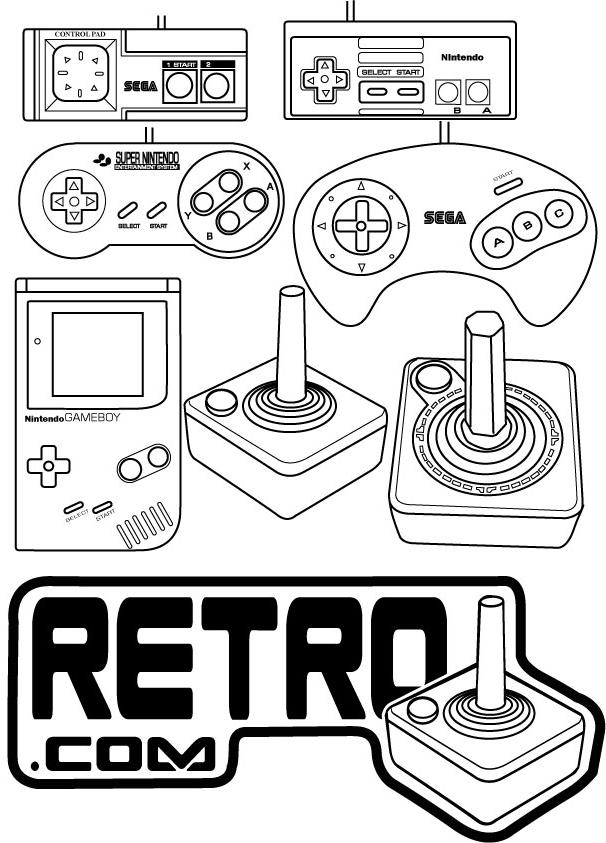 retro videogame controllers in by khdownes on DeviantArt