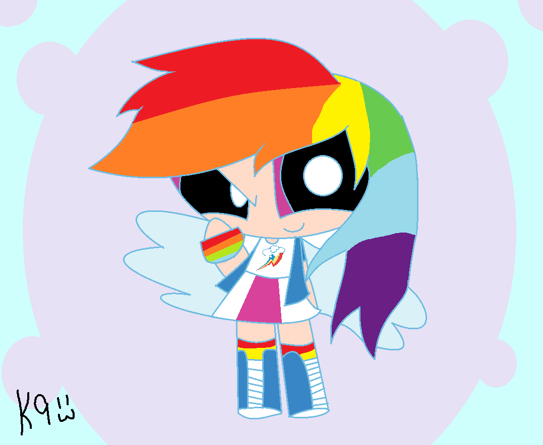 Ppg Rainbow Raspberry PPG Rainbow Dash!!! by kat990 on DeviantArt