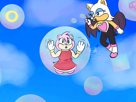 Rouge And Amy Bubble