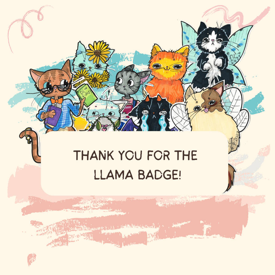 Thank you for the Llama Badge!