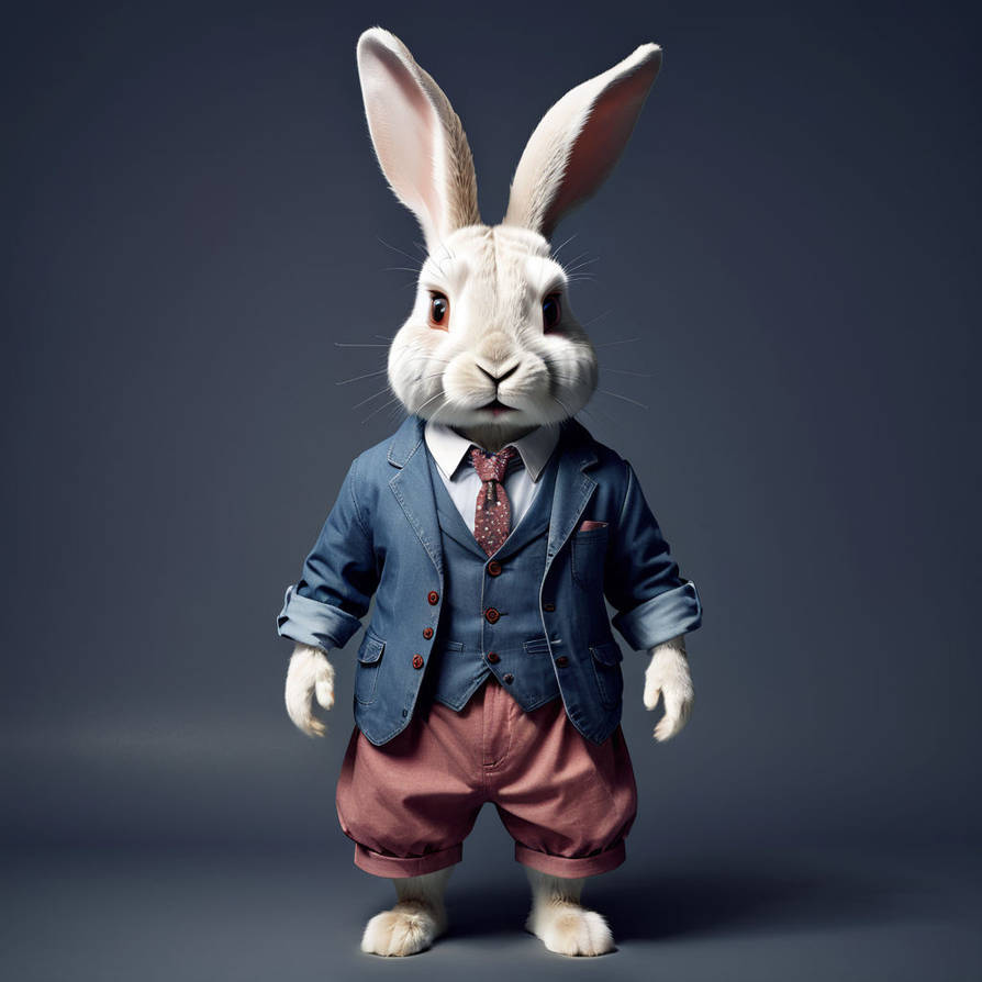 clothing rabbit by kingkocookie on DeviantArt
