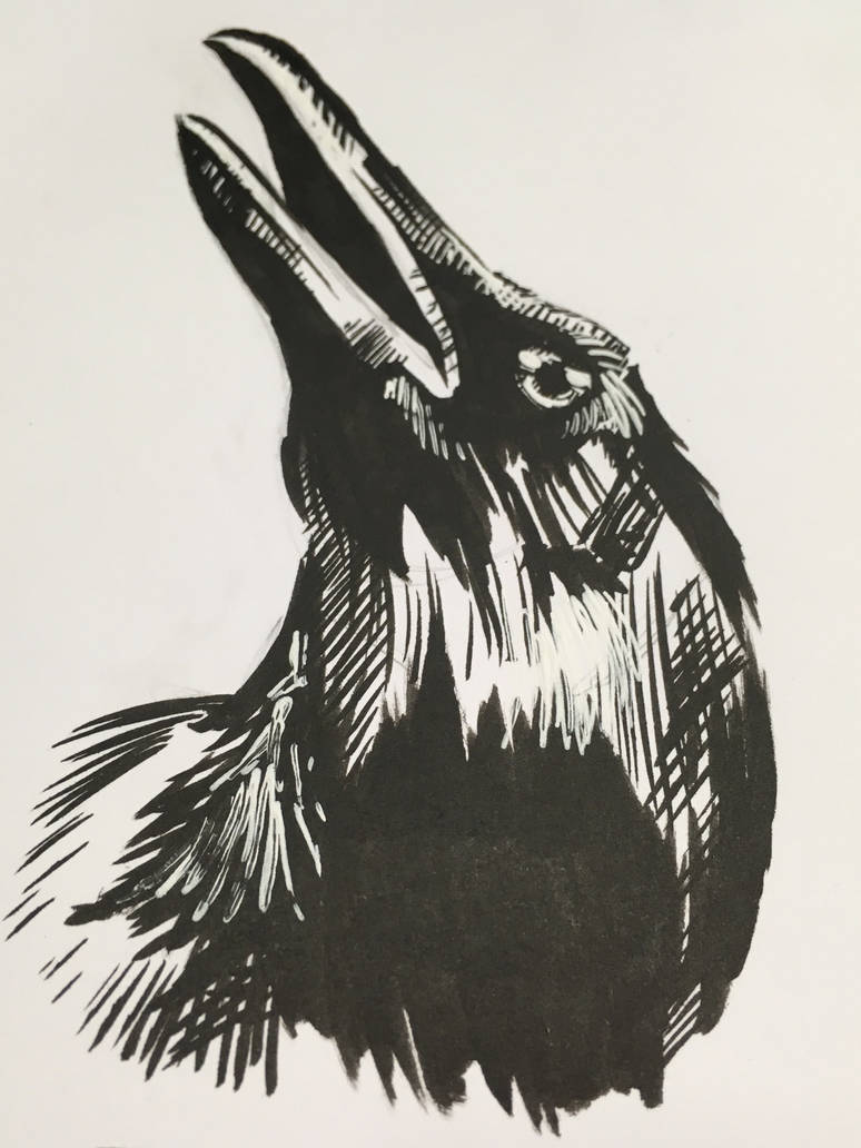 Artist Using Ink Crow Ink crow by PieMonsterArt on DeviantArt