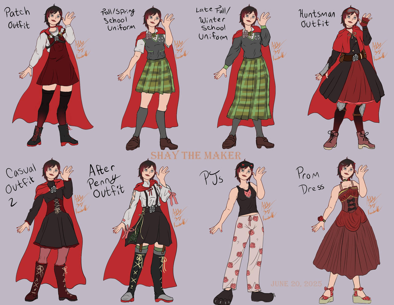 Ruby Redesign| RWBY AU by ShaytheMaker on DeviantArt