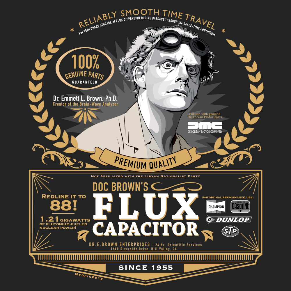 Docbrownsfluxcapacitor by MyopicPeteArt on DeviantArt