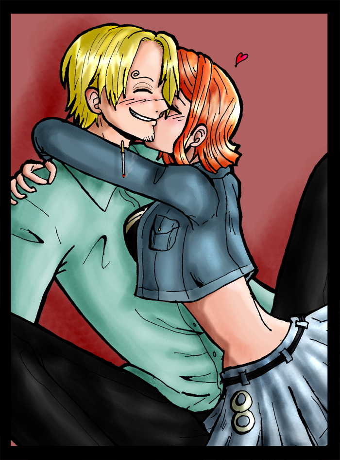 Sanji x Nami - Colour