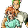 Zoro x Nami - Colour