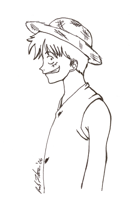 Luffy - Ink