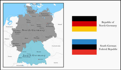 Norddeutschland und Suddeutschland