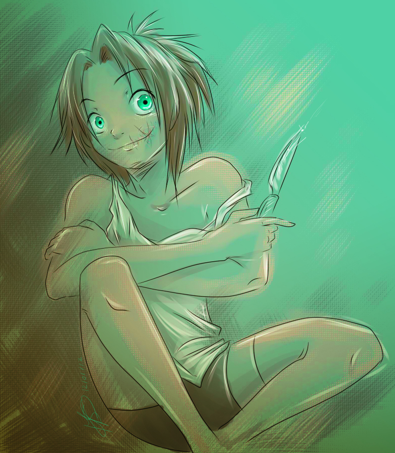 Scar-face - sketch by shamcy on DeviantArt Scar-face - sketch by shamcy on DeviantArt