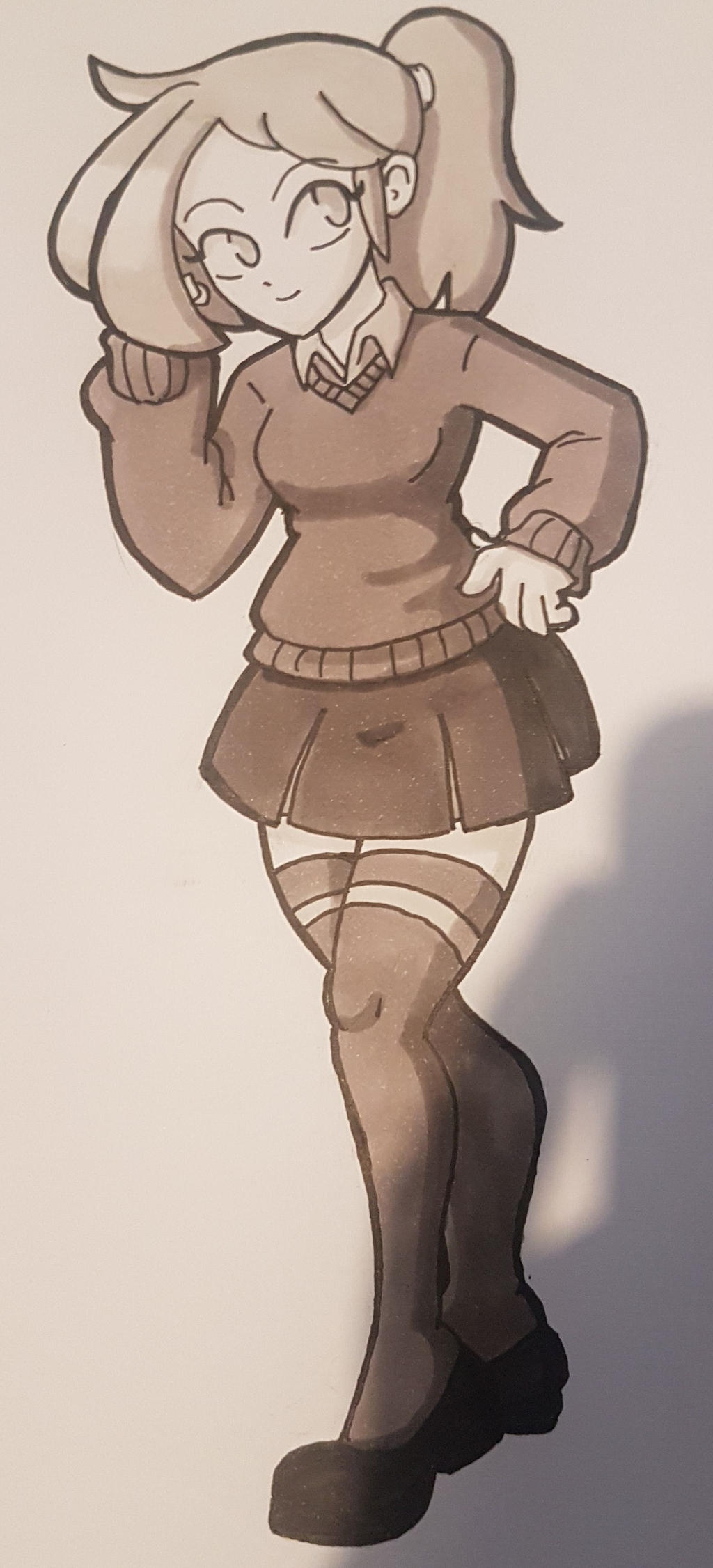 Warm Grey Highschooler