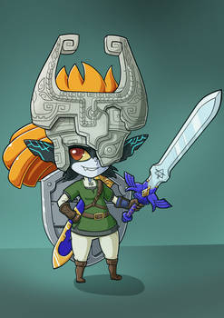 Boobtober 7 - Midna x Link