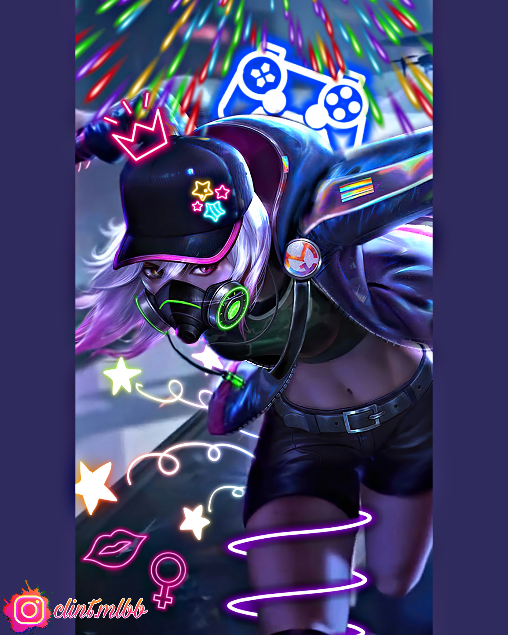 Natalia Cyber Spectre Wallpaper - Mobile Legends by ClintMlbbE on