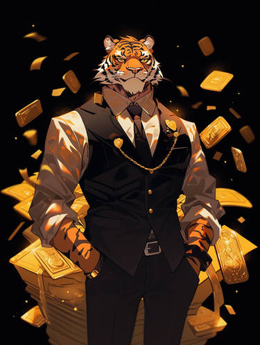 [OPEN] anthropomorphic Anthro banker tiger