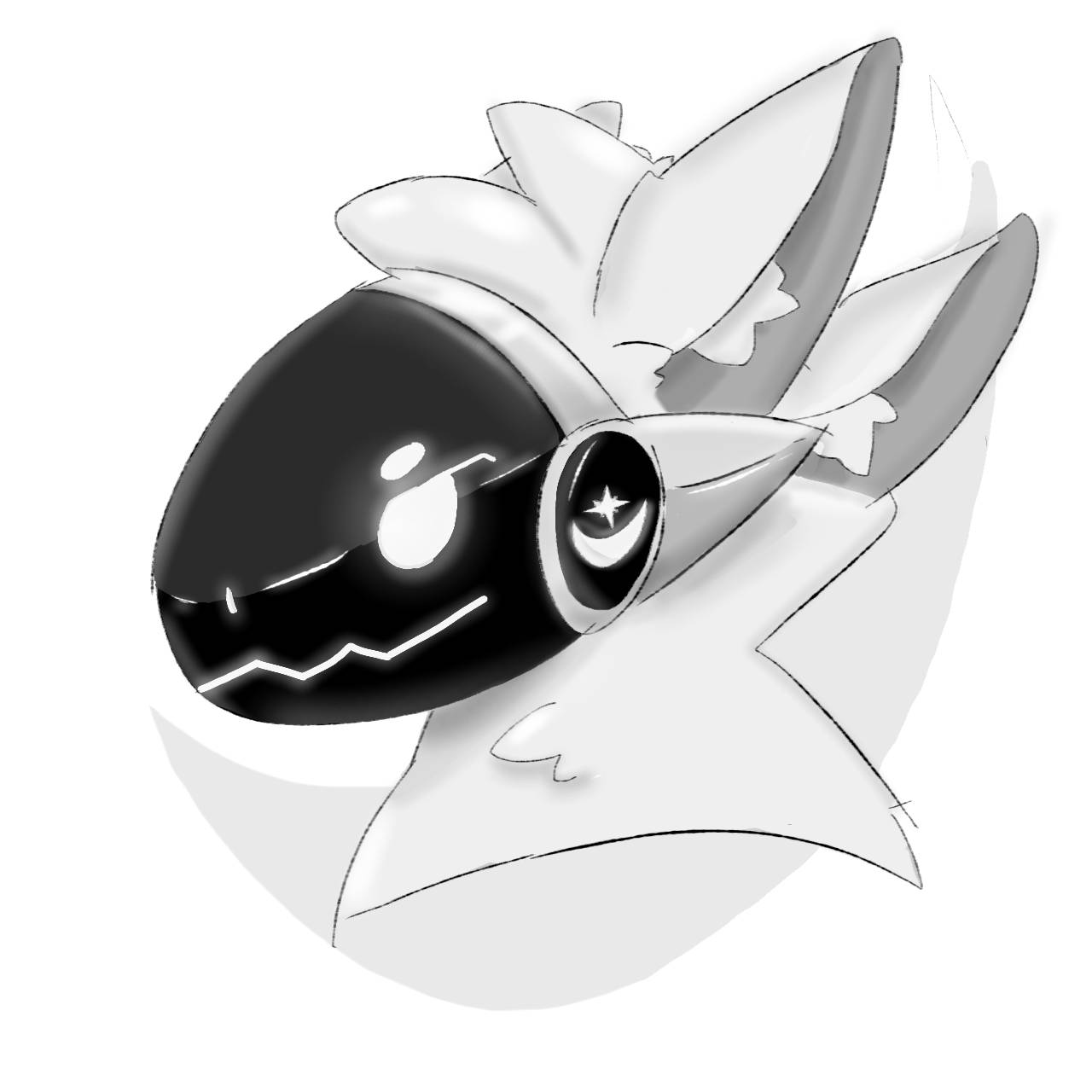 Protogen Head-shot by AutumnLeafdust on DeviantArt