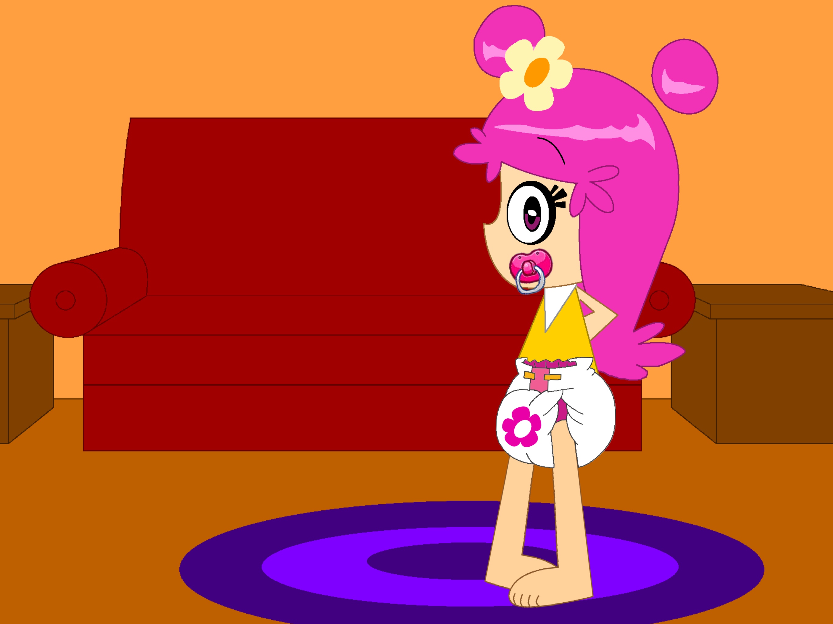 Daiper Inflation Ami Onuki The Cute Big Diaper Baby by LooneyMerriePowerpuf on DeviantArt