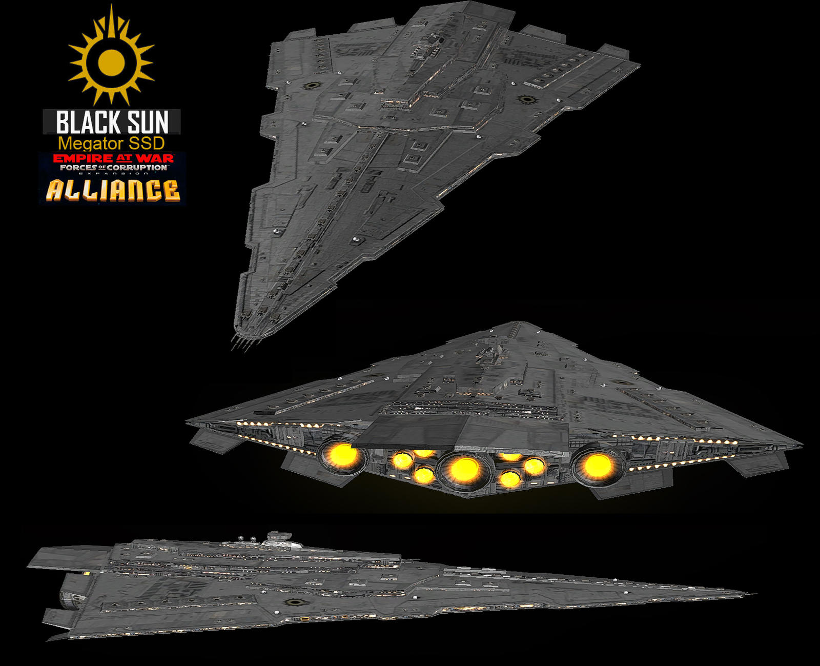Star Wars – Empire at War – FOC Alliance – Megator in action