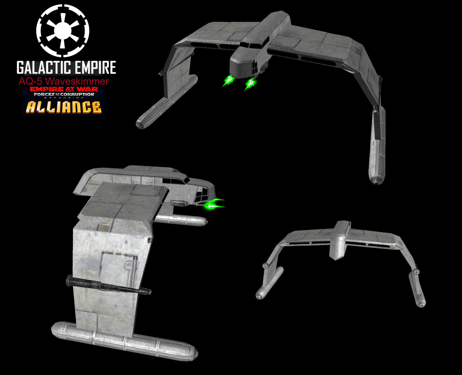 Star Wars Empire at War – FOC Alliance – AQ-5 Waveskimmer