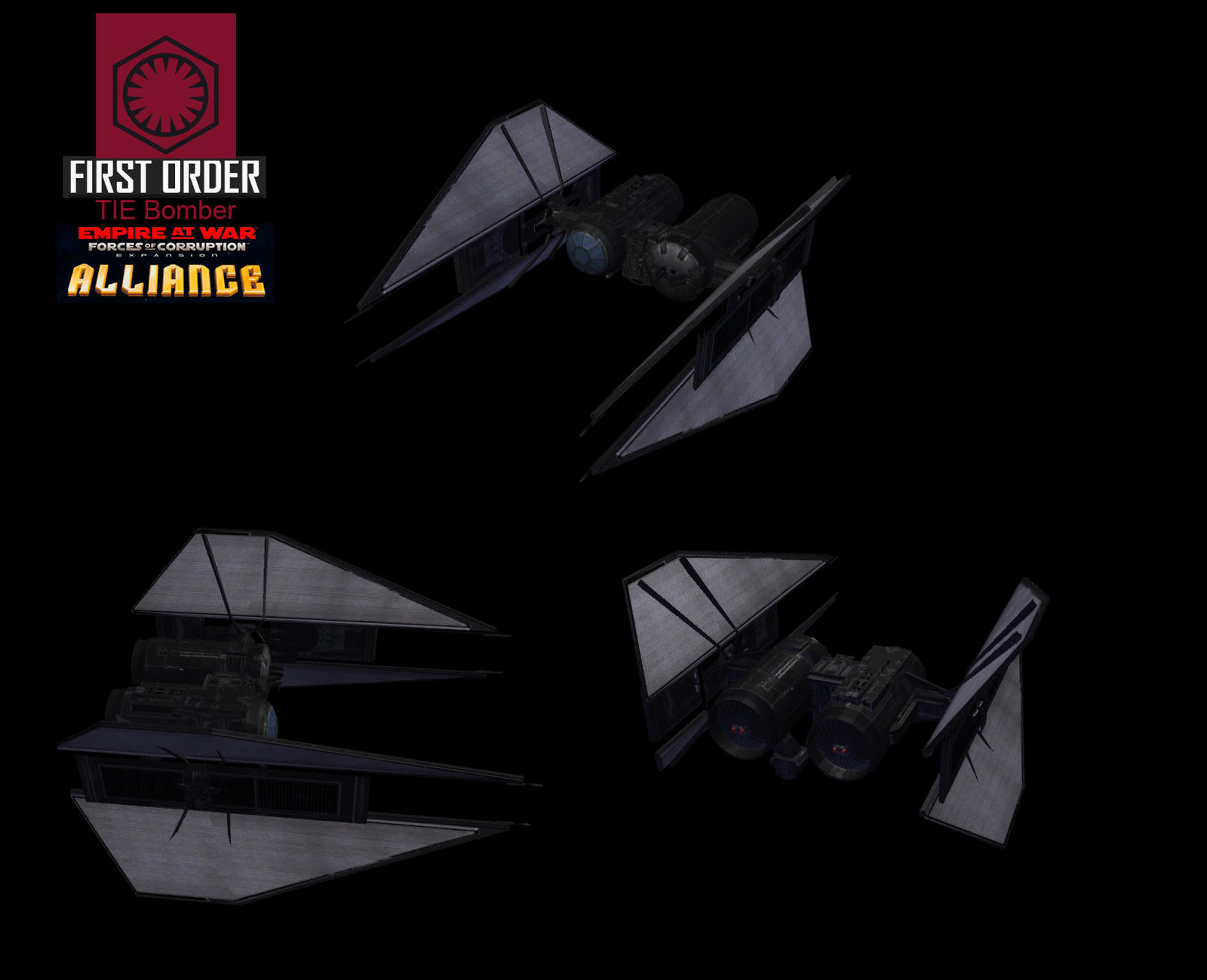 Star Wars Empire at War – FOC Alliance – First Order TIE Bomber Star Wars Empire at War – FOC Alliance – First Order TIE Bomber