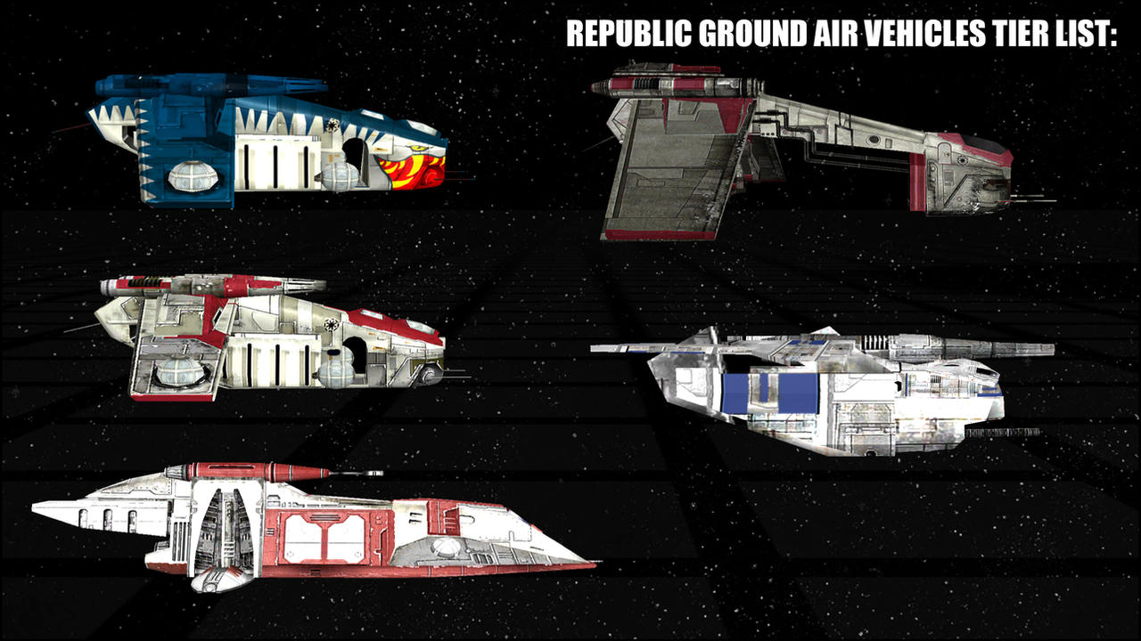 Star Wars Republic Air Vehicles Tier List By NomadaFirefox On DeviantArt star-wars-republic-air-vehicles-tier-list-by-nomadafirefox-on-deviantart