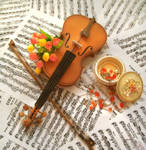 The Violin Sensation by Vissyscrafts