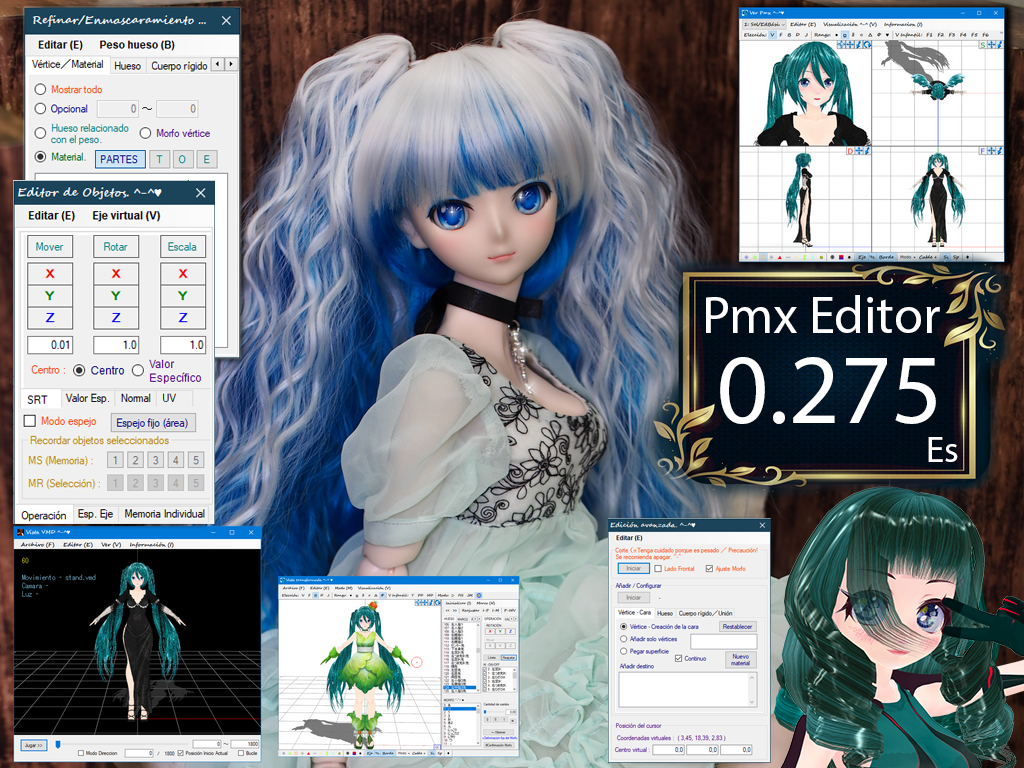 Pmx File Pmx Editor version 0.275 Espanol. by Satsuki-Yumizuka on DeviantArt