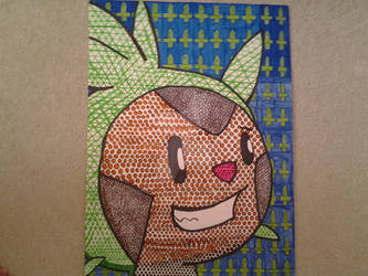 Pop Art - Chespin, the Leafy Squire