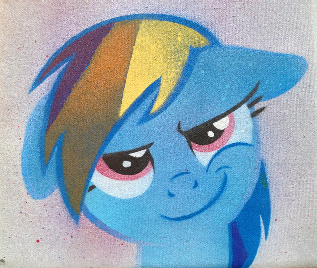 Smirking Dash Stencil