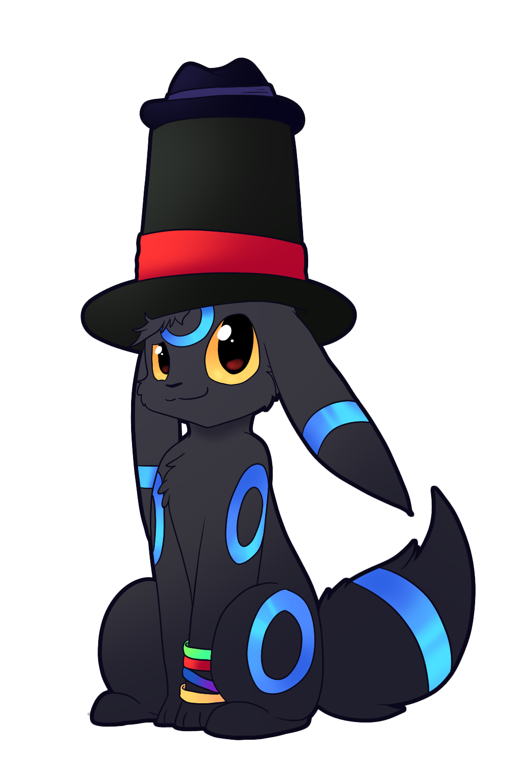 Commission- Top Hat Umbreon